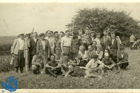 Zawody wędkarskie na łowisku Plinc w dniu 26.06.1960 r.br /Autor: Materiał z archiwum: Zarządu Koła PZW Nr 45 Racibórz-Miasto.