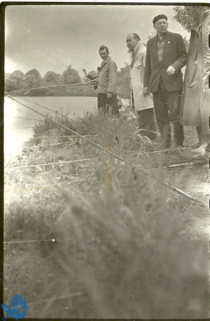 Zawody wędkarskie nad Jeziorem Kaliszok w Czechosłowacji w dniu 01.06.1963 r.br /Autor: Materiał z archiwum: Zarządu Koła PZW Nr 45 Racibórz-Miasto.